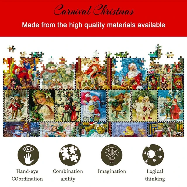 Calendrier de l'Avent 2024 Puzzles de Noël pour Enfants et Adultes,  Calendrier de Compte à Rebours de Noël, Cadeau de Puzzle, Boîte de 24, 1008  Pcs - AliExpress