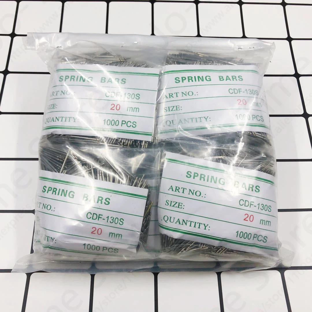 

Watch Spring Bar Tool Watch Accessories For Watch Shop Spring Needle 1.3 mm Thick 1000pcs 8mm 12mm 14mm 10mm 18mm 20mm 22mm 24mm