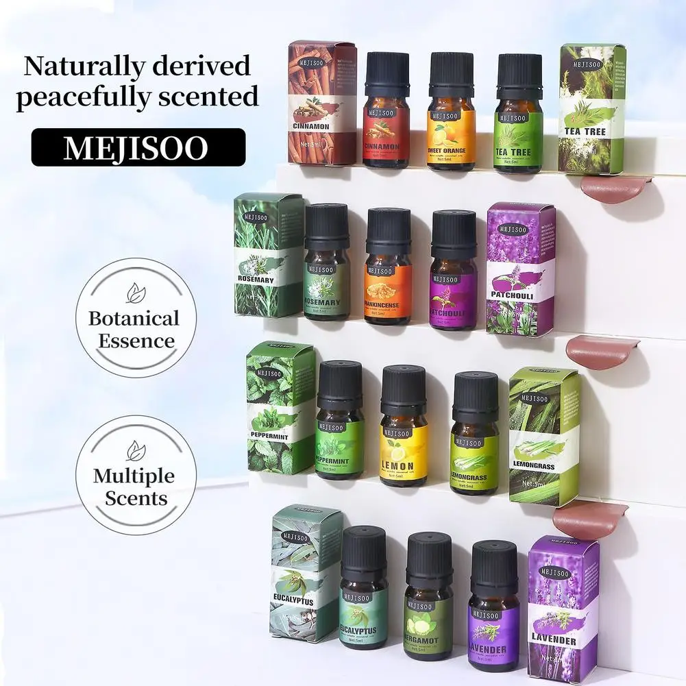 Aromatic Bliss: 12 Scented Essential Oils Collection for Home Ambiance & Relaxation