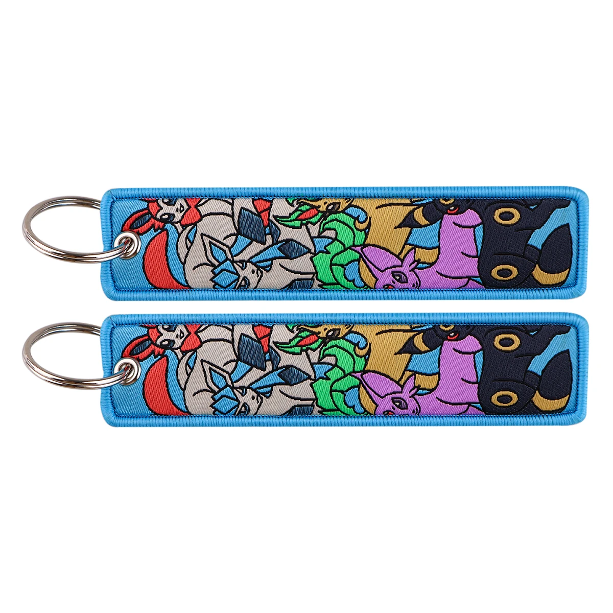 Charming Anime Cute Cartoon Embroidered Keychain | Stylish Key Holder & Accessory Gift
