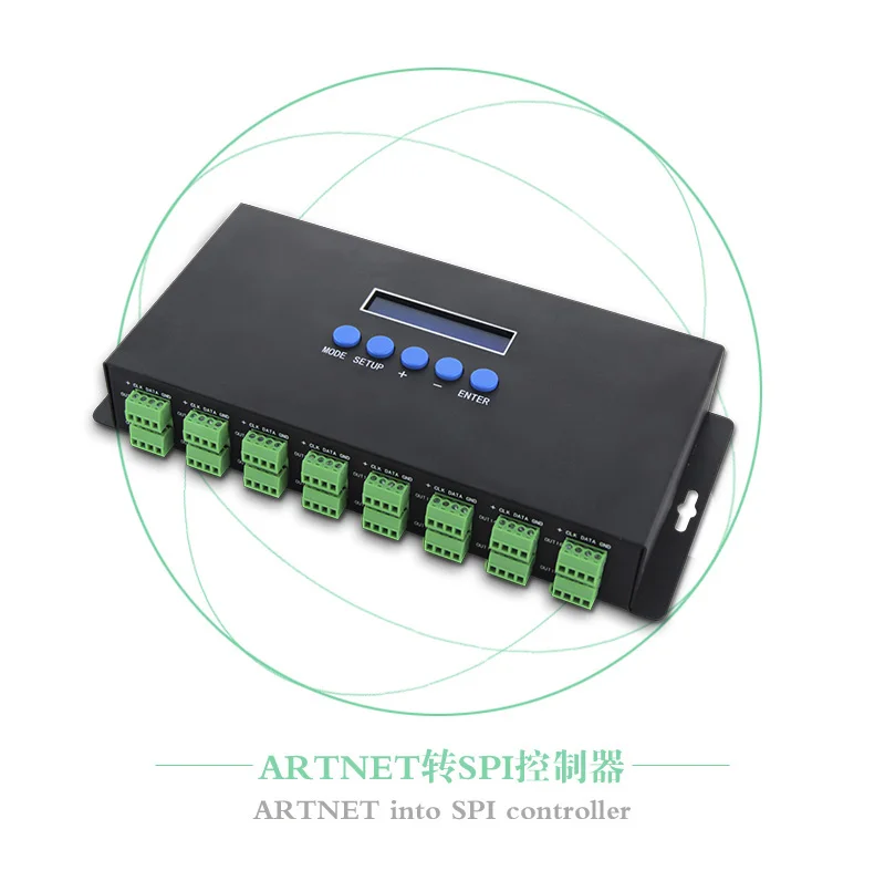 

BC-216 Manual switch CE SPI matrix light controller DMX512 interface programmable dmx led light controller