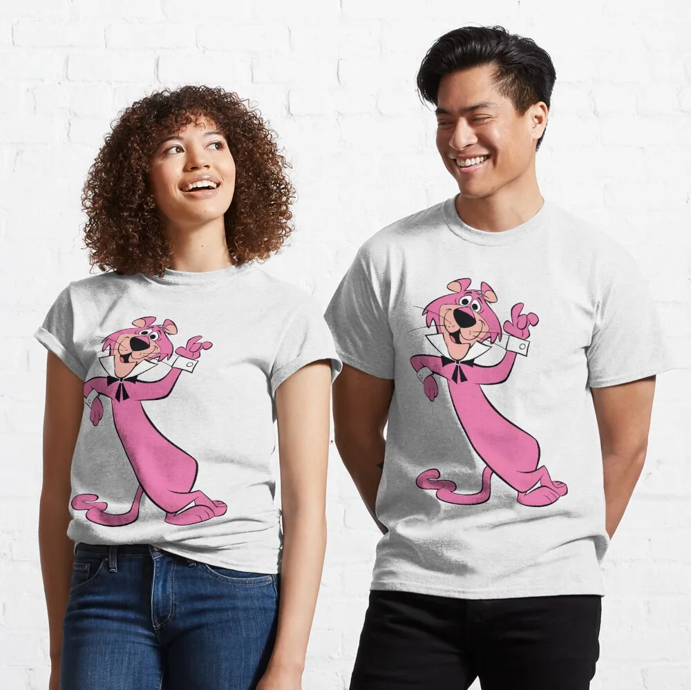 

Классическая футболка Snagglepuss, футболки с рисунком аниме для мужчин и женщин, футболки с коротким рукавом Y2K, топы, Новое поступление, летние футболки унисекс