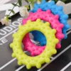 1pc/3pcs-Dog Bite Ring - Durable Toy, Interactive Game and Tooth Health, Suitable for Medium sized Dog Breeds - Random 1