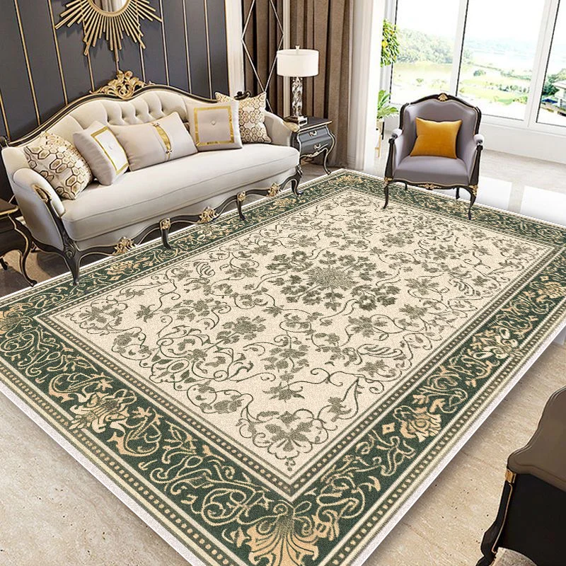 Persian Retro Carpets for Living Room Decoration Home Sofa Area Large Rug 200x300 Cm Bedroom Bedside Washable Floor Mat Non-slip 2