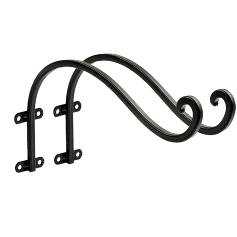 Iron Wall-Mount Hook for Hanging Plants and Decor - Indoor & Outdoor Use