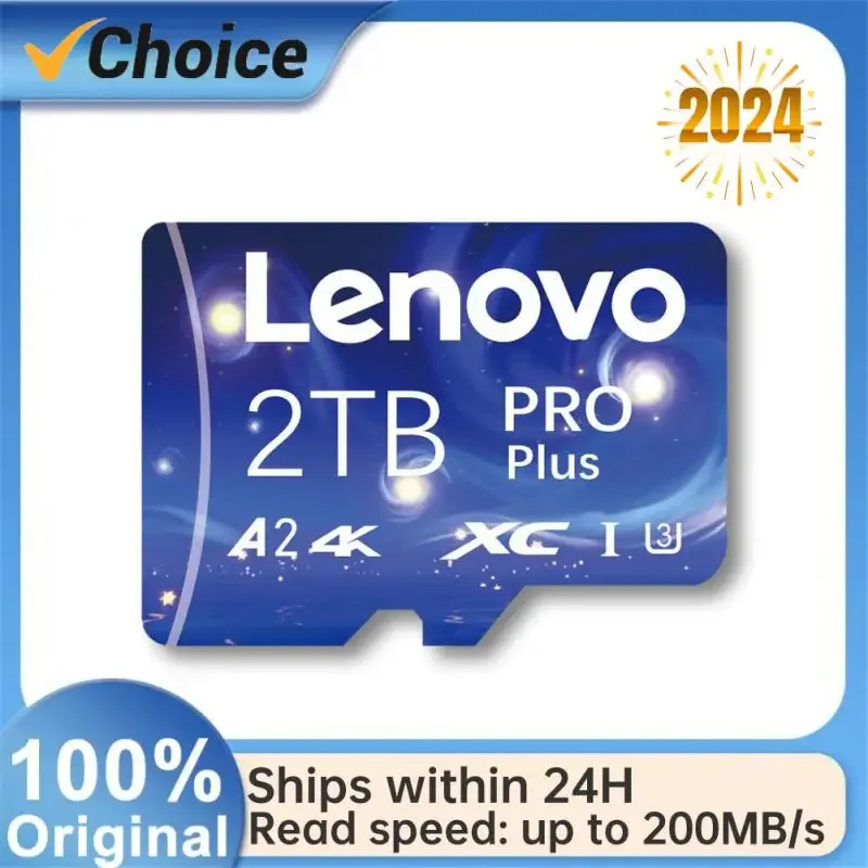 Lenovo 2Tb Sd Memory Card 128Gb Sd/Tf Flash Card Mini Sd Card 1Tb 512Gb Micro Tf Sd Card 256Gb Per Telefoni Ps5 Droni Fotocamera Ps4
