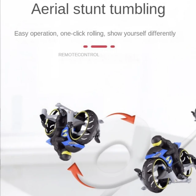 New Remote Control Aircraft, Flying Motorcycles, Cool Electric Toys on Land and In The Air, Gifts for Boys and Girls 4
