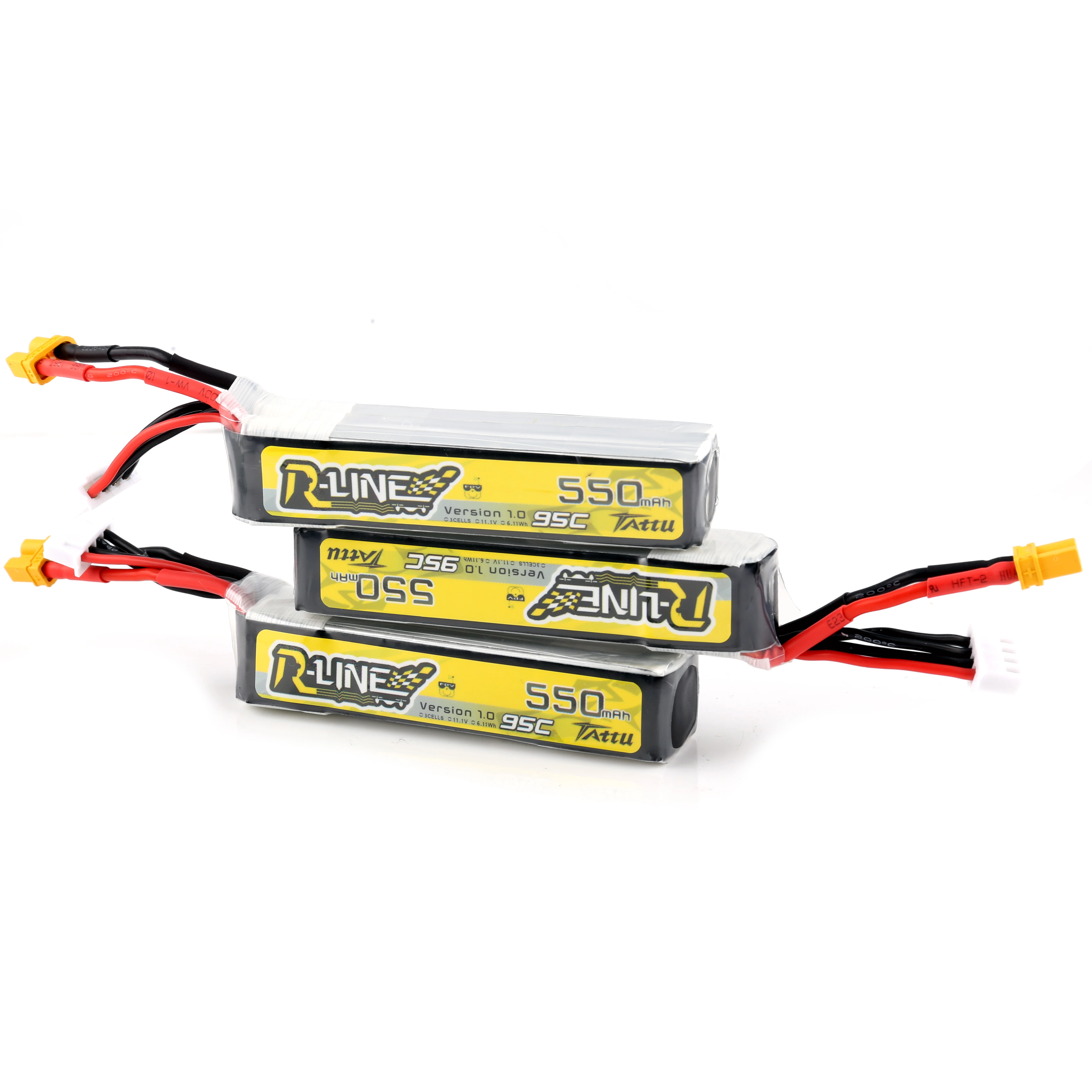 Tattu R-Line 1.0 LiPo Rechargeable Battery 2S 3S1P 550mAh