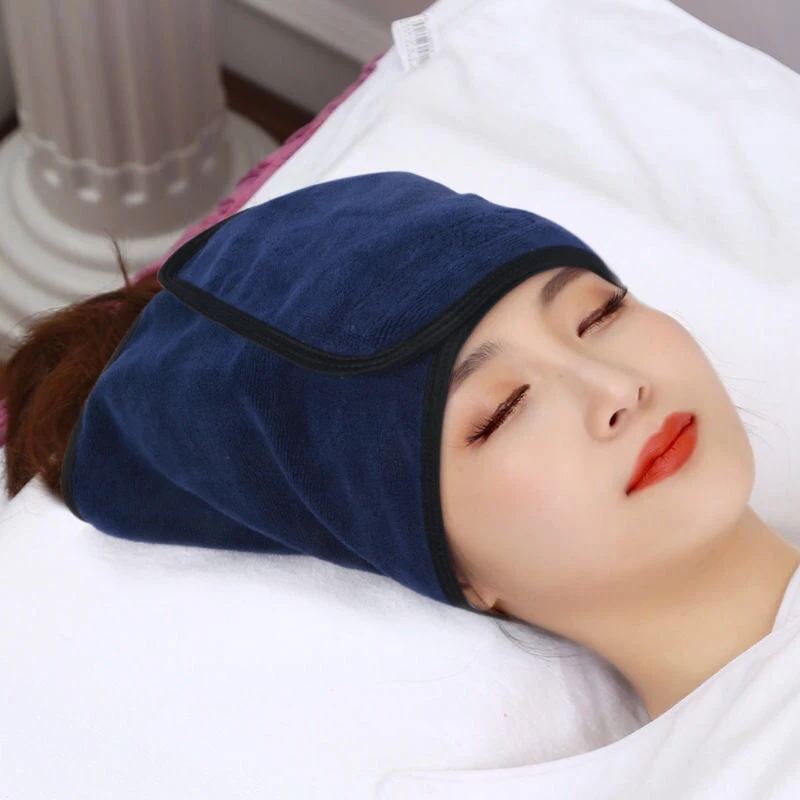 Microfiber Towel Home Spa Facial Headband Make Up Wrap Head Terry Cloth Adjustable For Face Washing Shower
