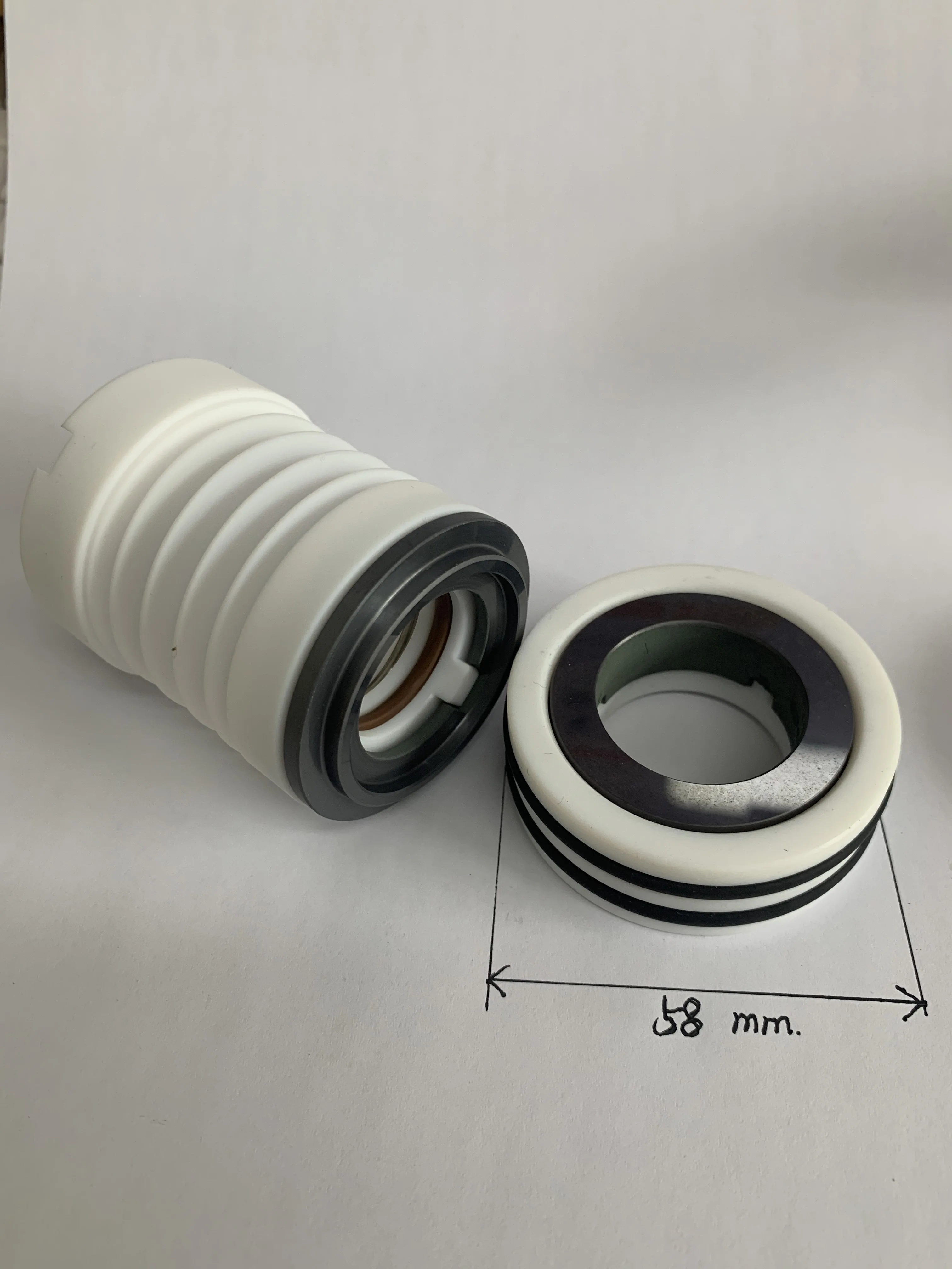 WB3-25 PTFE bellows mechanical seals For KUOBAO Corrosion resistant Chemical Pumps WB3/25 Spare Parts