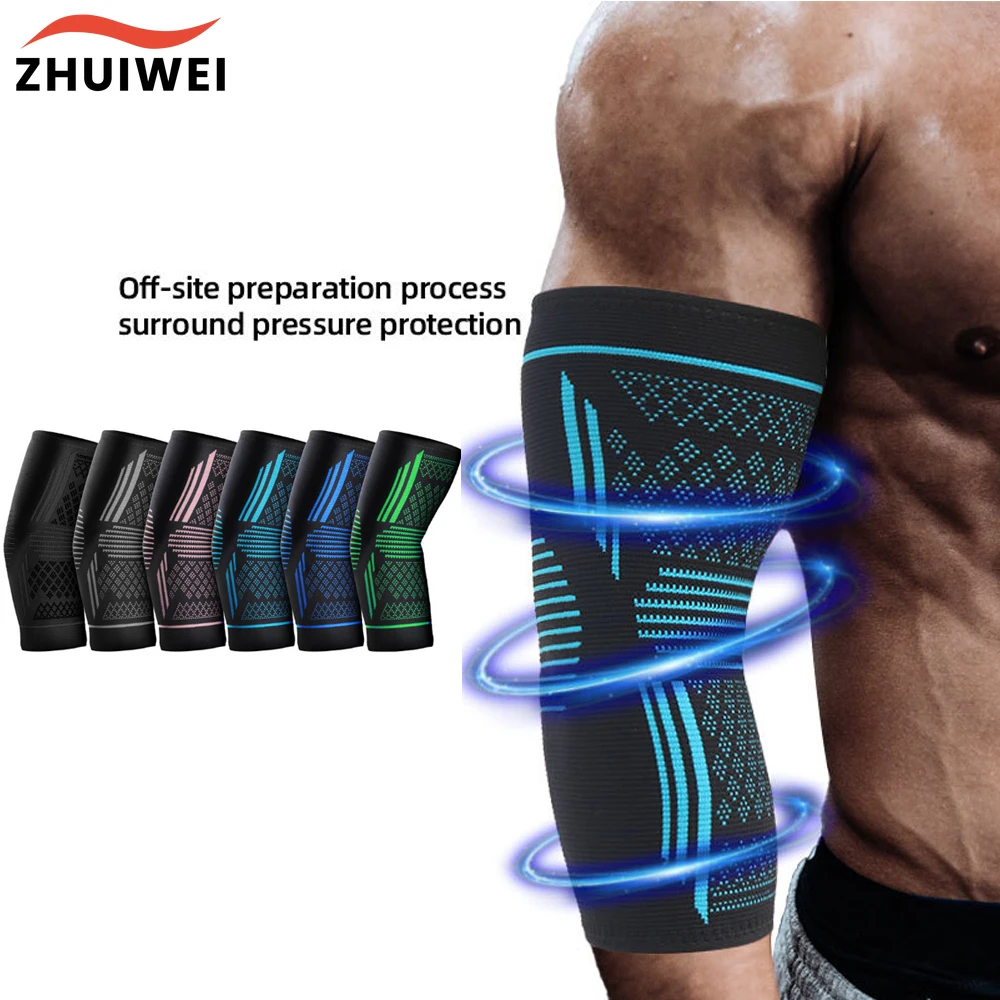 

1PC Sport Elbow Brace Compression Elastic Elbow Support Sleeves Fitness Protection Elbow Pad Cycling Running Gym Accessories