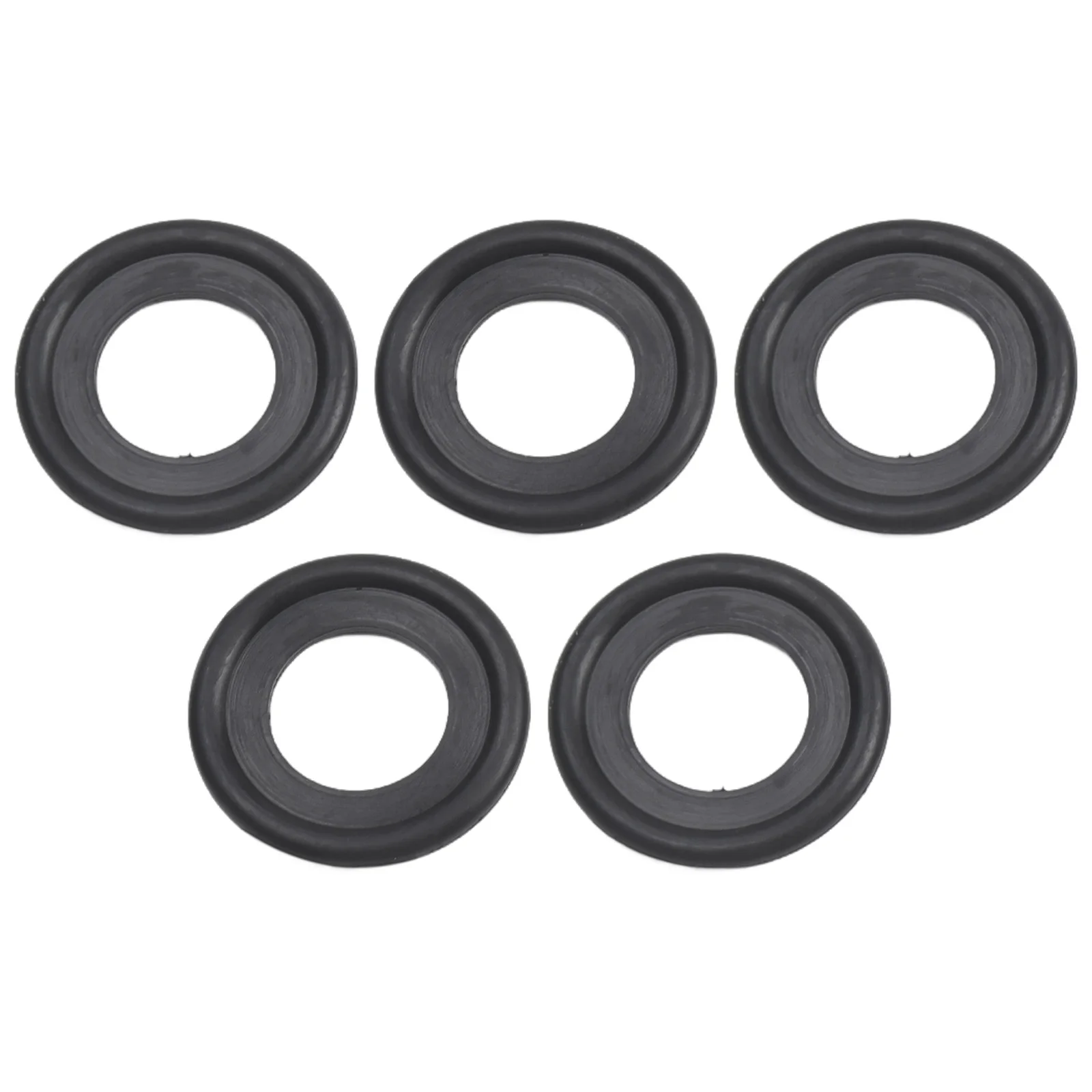 Oil Drain Plug Gasket Oil Drain Plug Seal Washer Sealing Washers Engine Gasket Set 10Pcs M12- M14 Auto Engine Oil Drain Plug Gaskets Rubber Sealing Oil Drain Plug Gasket Washer Replacement 12616850