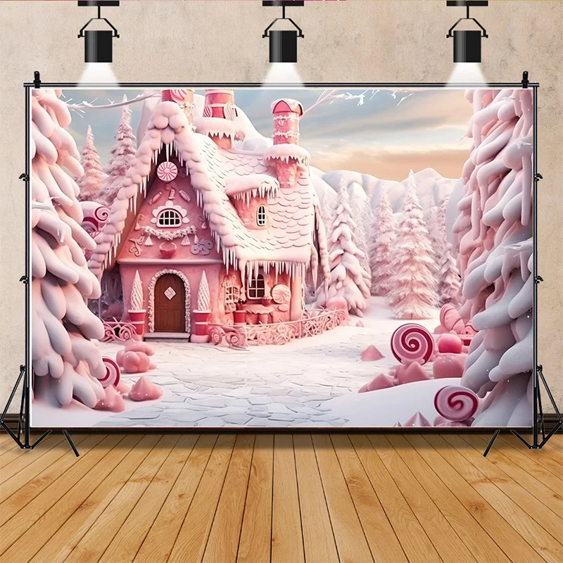 SHUOZHIKE Christmas Day Indoor Photography Backdrops Living Room Restaurant Exterior Wall Photo Studio Background Props QS-57