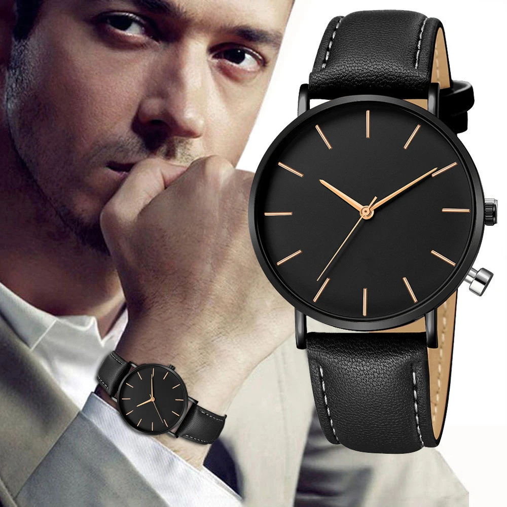 Leisure Simple Men Women Quartz Watch Fashion Male Female Clock Man Women WristWatch Fashion Dress Ladies Watch Gift For Men 2