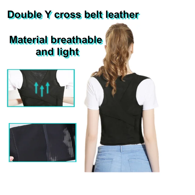 Adjustable Back Posture Corrector Humback Blet Lumbar Brace Spine Back Shoulder Support Corrector For Man Woman 3