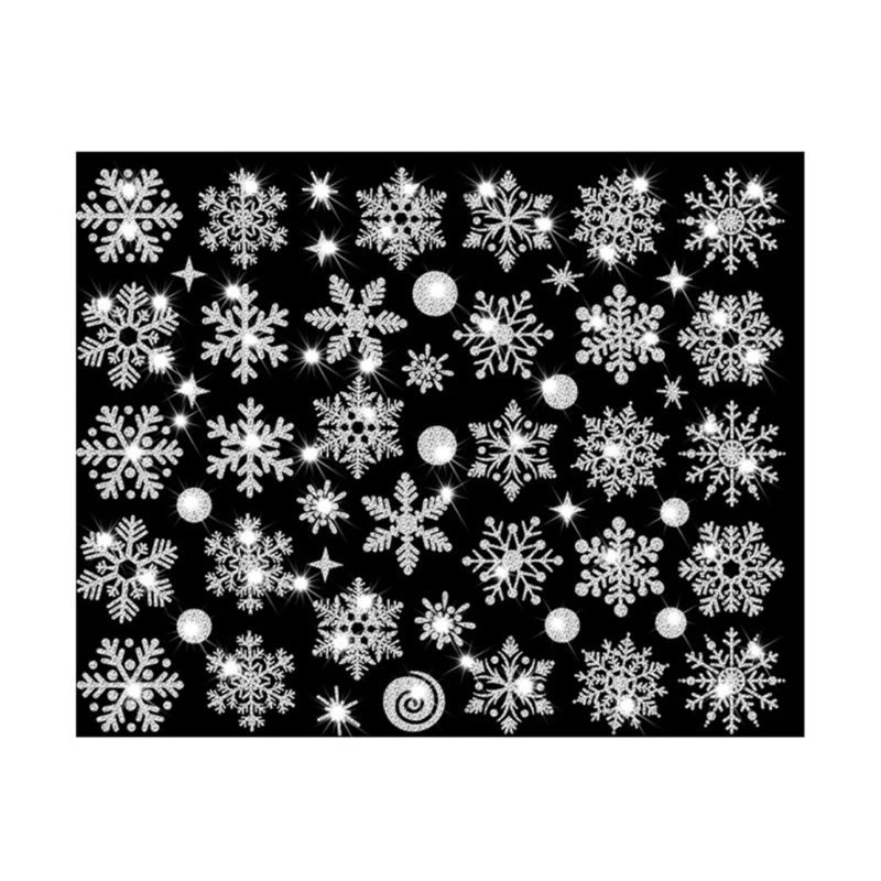 Christmas Snowflake Sticker Wall Paper Mural Decorative Supplies wall sticker christmas stickers