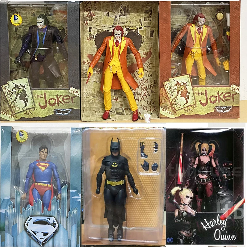Neca, Джокер, Харли Квинн, Бэтмен, экшн-фигурка, аниме, супергерой, мультфильм, Брюс Уэйн, коллекция 1989, модели игрушек