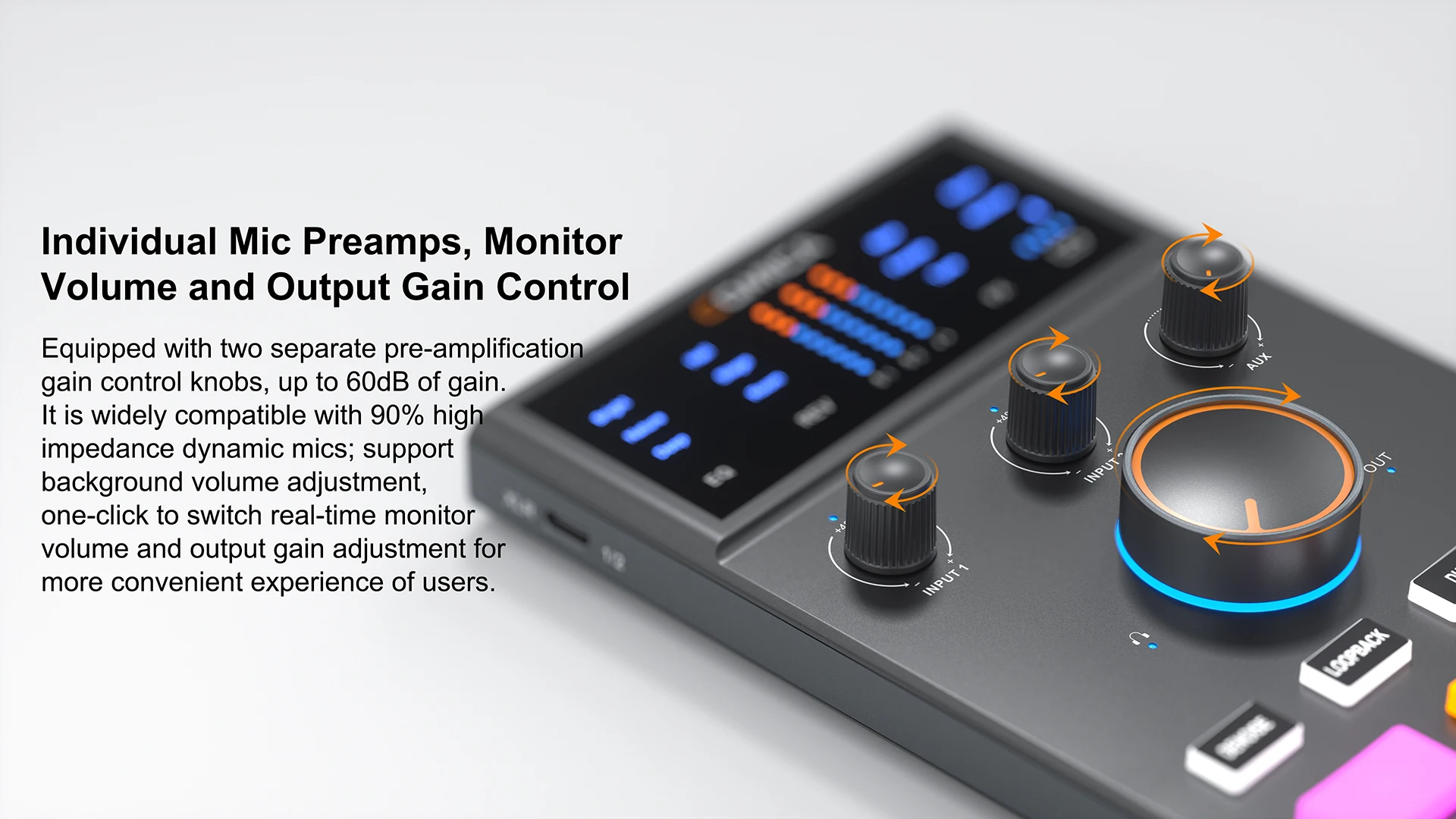 ADCaster C1 C1-K1 Audio Interface With XLR Microphone For Streaming/Gaming/Podca