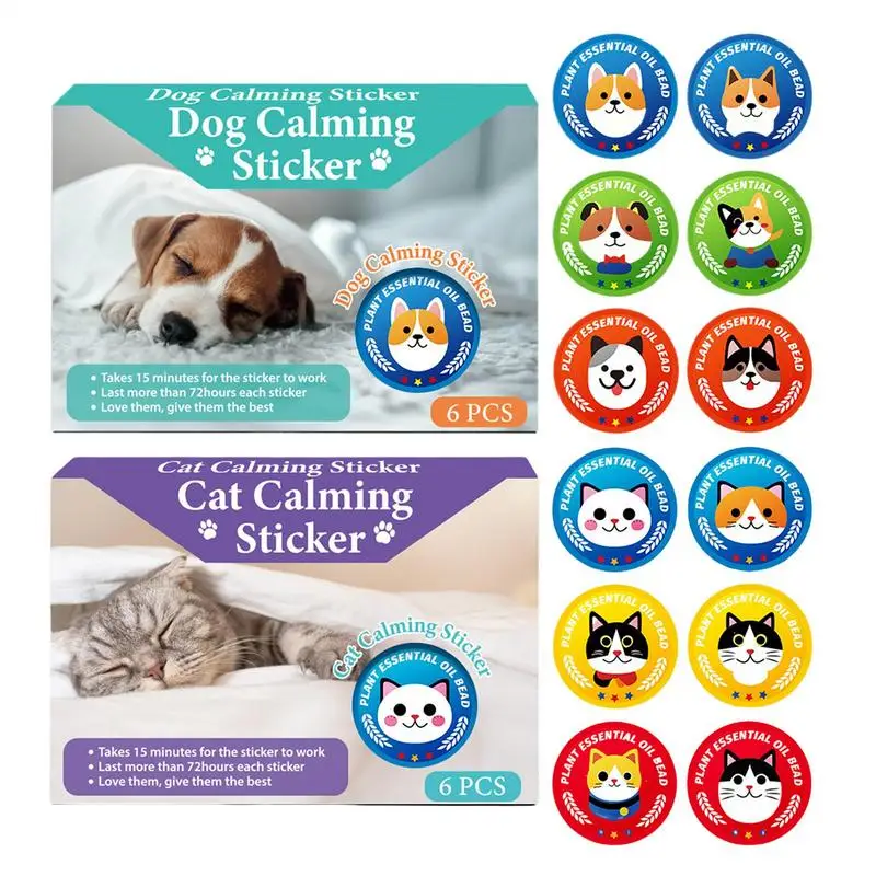View of Cat Relaxants 6X Fast Release Sedative Patches Kitten Calming Patches ...