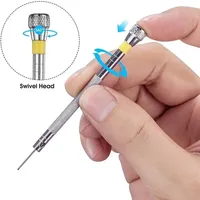 Tournevis en acier de 0,8-1,6 mm pour la réparation de montres, outils portables pour le retrait de bracelets avec mini-goupilles de liaison, outils d'horloger 2