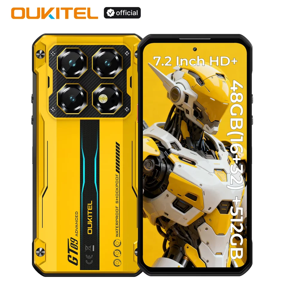 即日発送可　7.2インチ　OUKITEL WP60 黄色 新品未開封 AliExpress