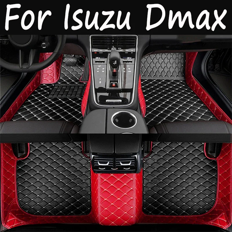 

Автомобильные коврики для Isuzu Dmax D-max 2020 2019 2018 2017, автомобильные аксессуары, декоративные кожаные коврики, водонепроницаемые защитные коврики
