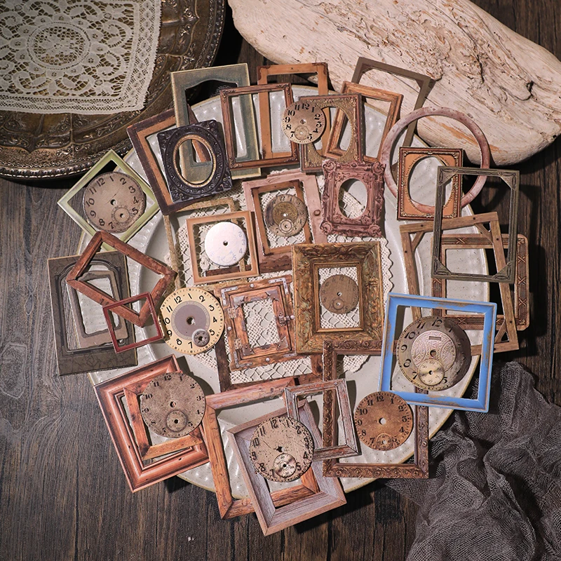 Hollow Embossed Photo Frame Material Paper Diy Collage Junk - Temu