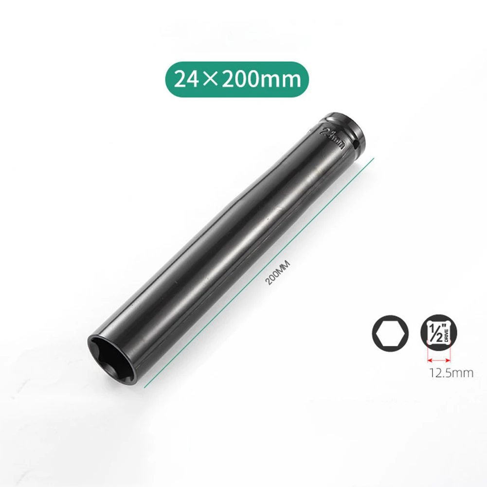 200 mm Innensechskantschlüssel mit tiefer Impacts, 1/2-Zoll-Antriebsadapter, Überlänge, Innensechskantschlüssel für elektrische Impacks, Spezialwerkzeug – Detail 25