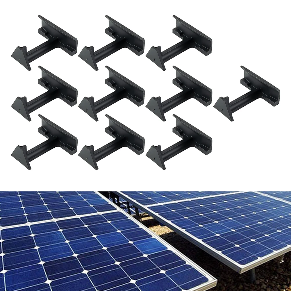 

10Pcs Water Drainage Clips Solar Panel PV Modules Cleaning 30mm 35mm 40mm PA66 Outdoor Electrical Equipment Accessories Black
