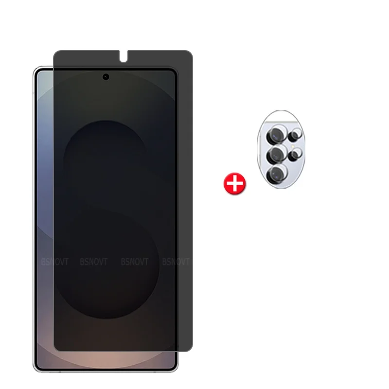 6-in-1 Anti-Spy Privacy Tempered Glass Screen Protector