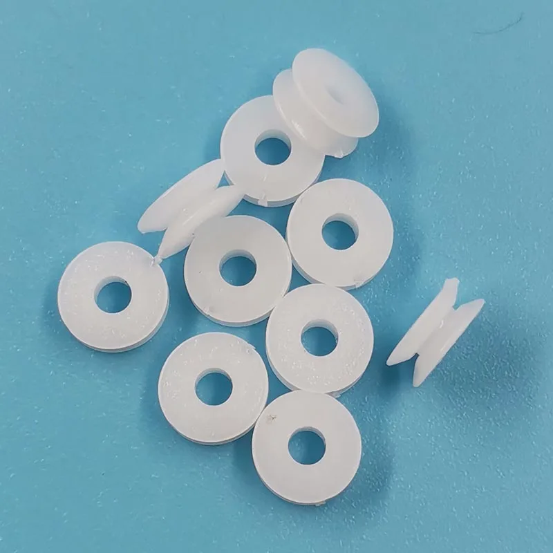 Thin Plastic Belt Pulley Wheel 5.6-2A Diameter 5.6mm Thickness 2.2mm Hole 2mm Tight Fitting Motor Model Toy Accessories belt pulley
