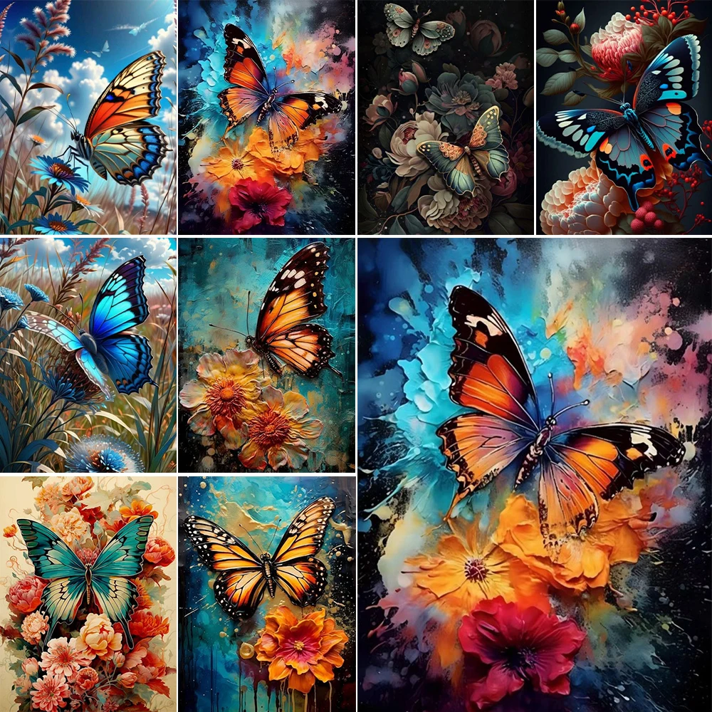 Coloring-By-Numbers-On-Canvas-Greasepaint-Oil-Painting-Package-Kids ...