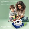 Electric Fishing Toy Turntable Bounce Launching Rocket Pop Up Fishing Game Toy Fine Motor Sensory Training Bouncing Board Toys 5