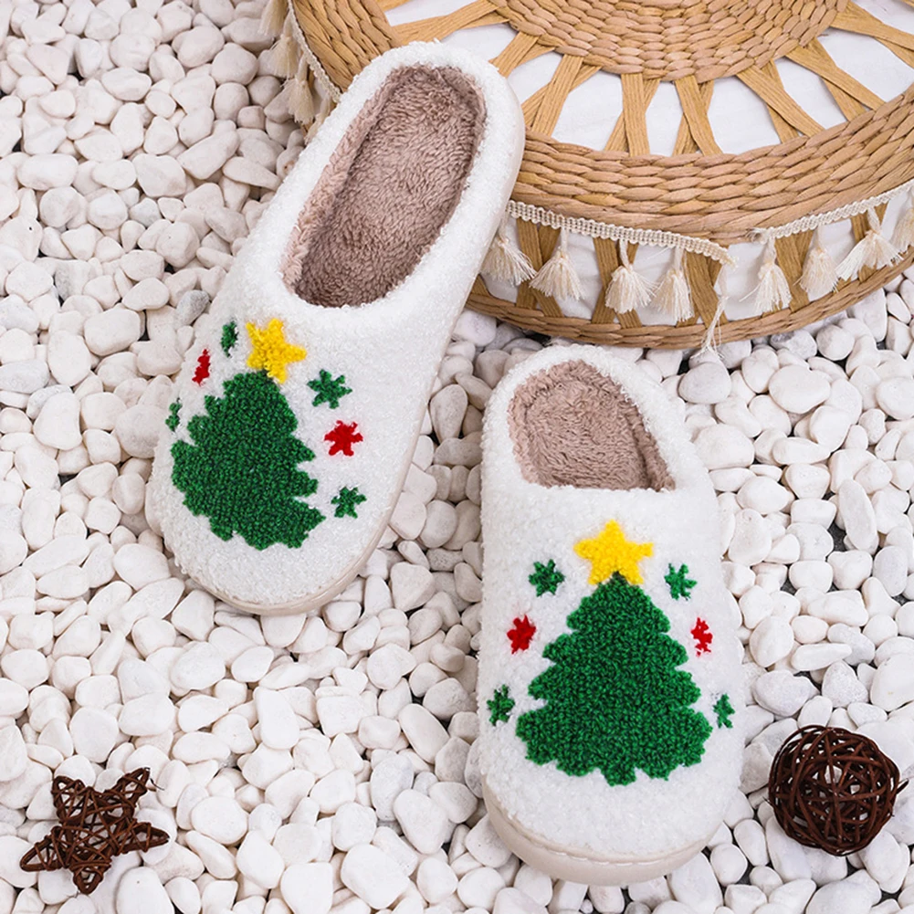 Winter Fashion Fluffy Home Slippers Lovely Warm Plush Home Slipper Spot Slip-On Soft Slippers for Autumn Winter Indoor Hot