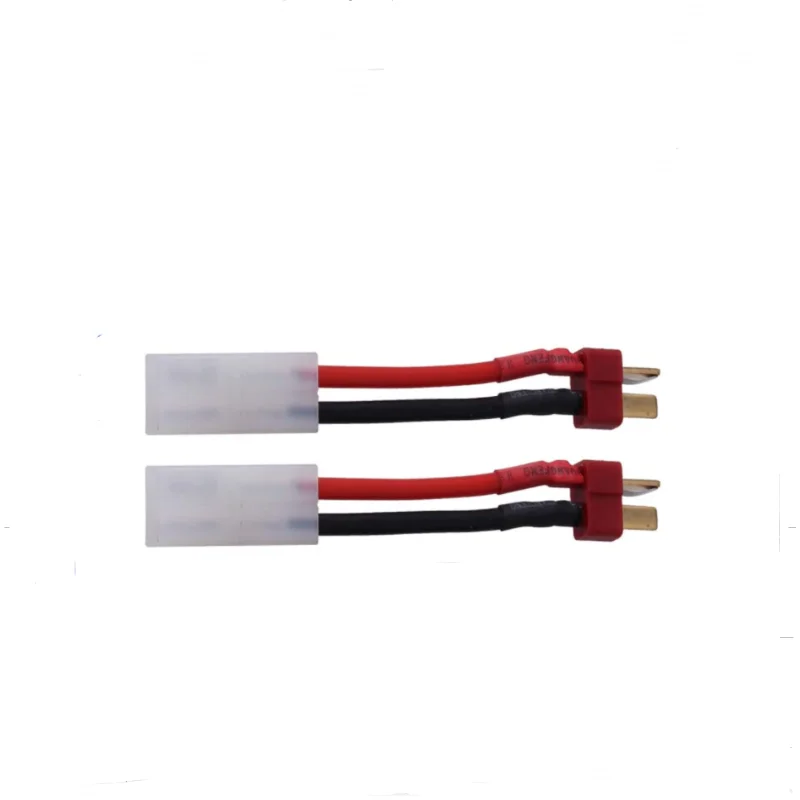 2Pcs 14awg/18awg 4cm Deans T Stecker Männlich Weiblich zu Tamiya EC2 Mini Tamiya Männlich Weiblich stecker Adapter Stecker für Rc Batterie ESC – Detail 8