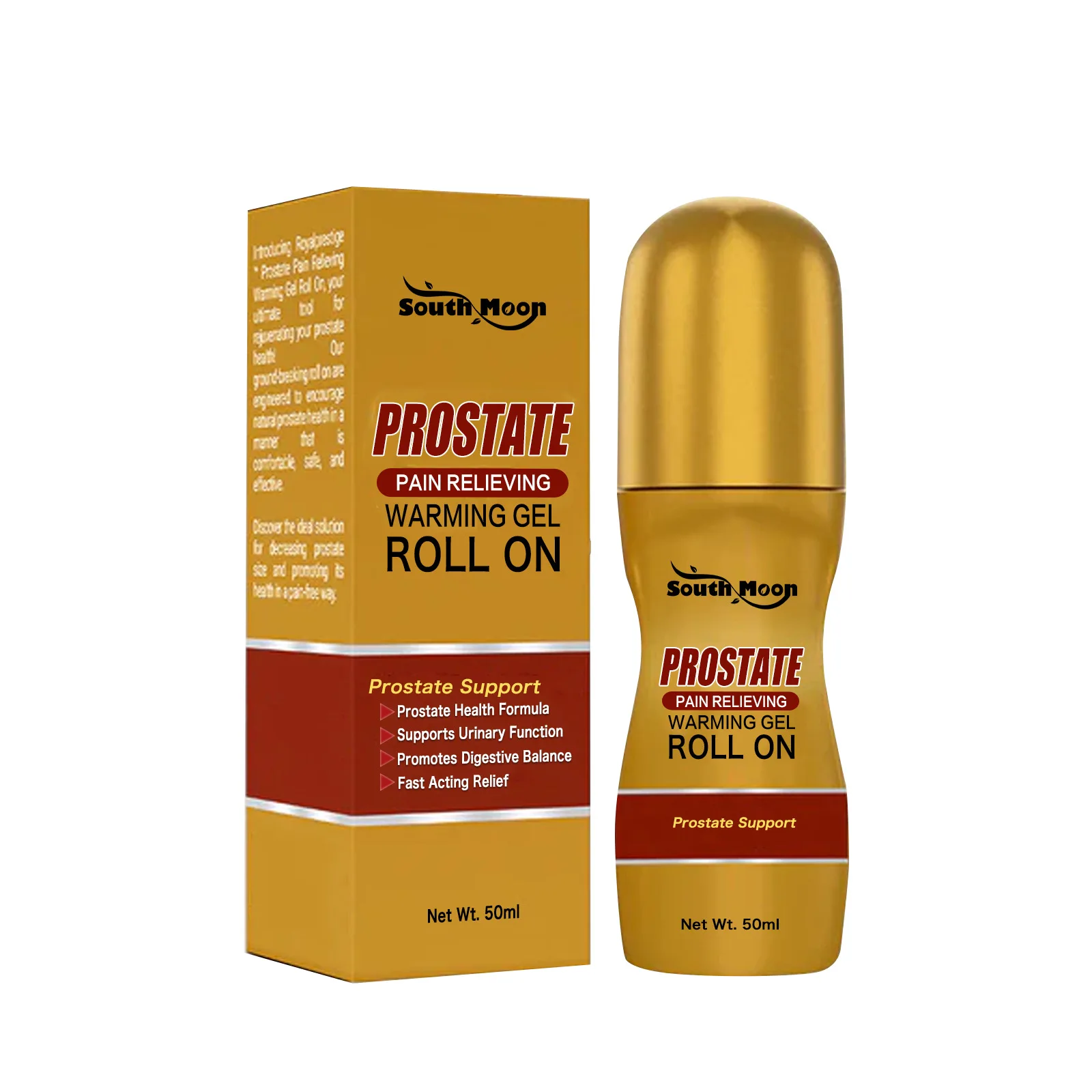 

Men's Care Gel Roll-On Relieves Prostate Discomfort Strong Body Care Massage Gel