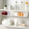 WORTHBUY Bathroom Organizer Shelf Wall Mounted Cosmetic Skincare Storage Rack Multifunctional Cabinet Makeup Storage Holder 2