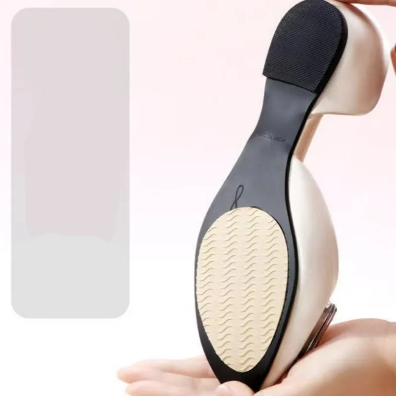 Silicone Sole Anti Slip Sticker High Heels Anti Friction Patch Shoes Hard Wearing Paster Soft Water-drop Shape Shoe Accessories