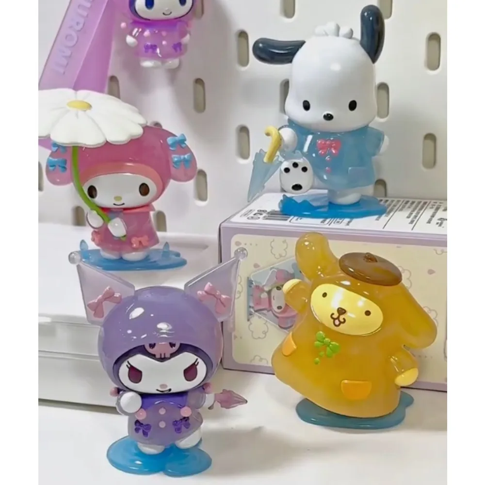 Original Sanrio Rainy Day Series Ornaments Kuromi Figure My Melody