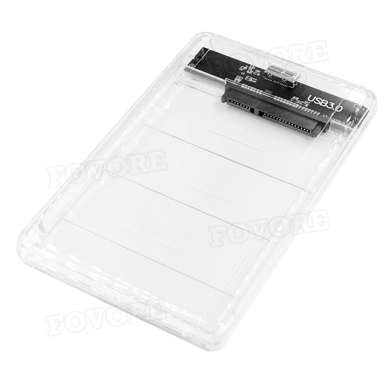 HDD 케이스 2.5 SATA-USB 3.0 어댑터 하드 드라이브 인클로저, SSD 디스크 HDD 박스 케이스, HD 외장 HDD 인클로저
