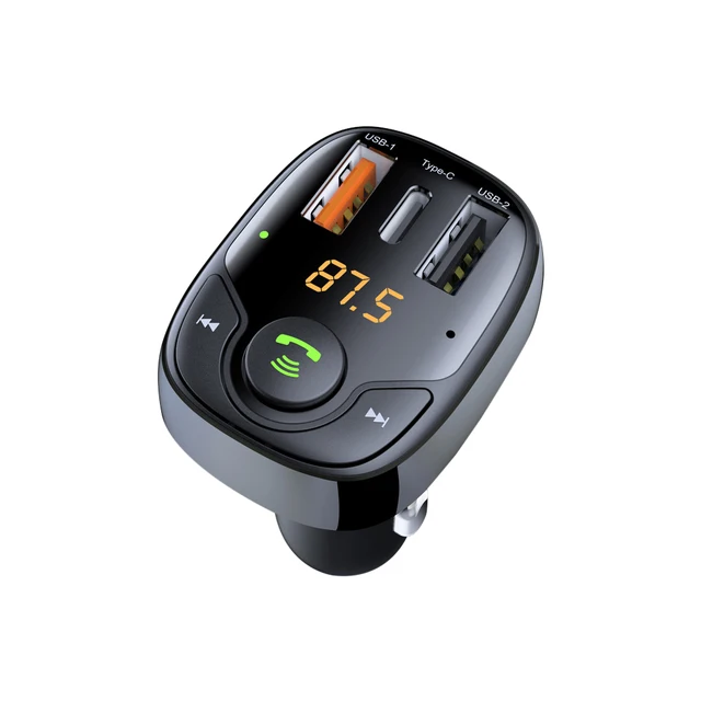 36W Dual USB Car Charger Bluetooth FM Transmitter Handsfree Receiver MP3 Music Player Fast Charger Car Electrical Appliances 5