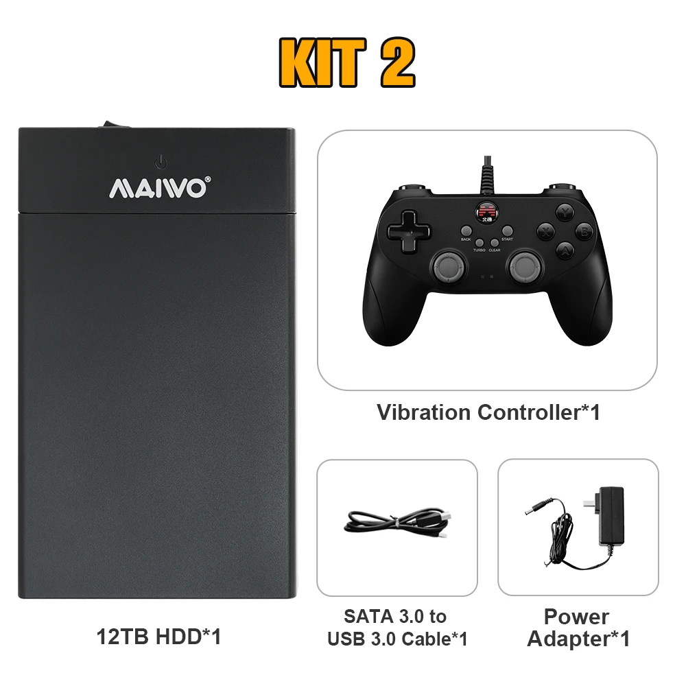 Portable Game Console With 77 AAA Games 2T External Game Hard Drive HDD  With Playnite Game System For PC/Laptop Emulator Console - AliExpress