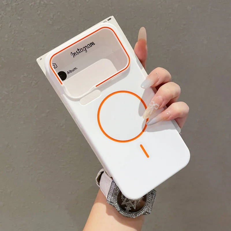 Matte Liquid TPU Silicone Magnetic Case with Wireless Charging Compatibility