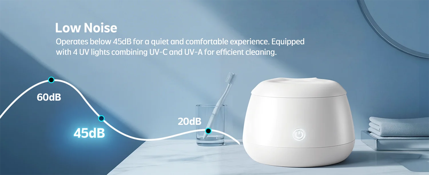 Ultrasonic Retainer Cleaner Machine For Dentures And Jewellery_voghion.com