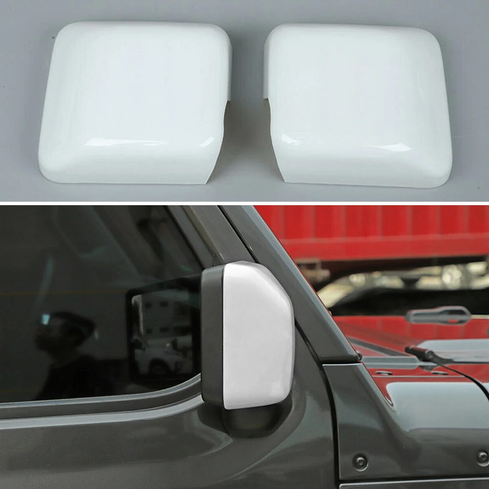Abs Side Rearview Mirror Cover For Jeep Wrangler Jl Jt Gladiator 2018