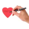 5pcs 100 Sheets Heart Shaped Message NoteMorandi Sticky Notes Self-Adhesive Memo Pad Index Stickers School Office Stationery 3