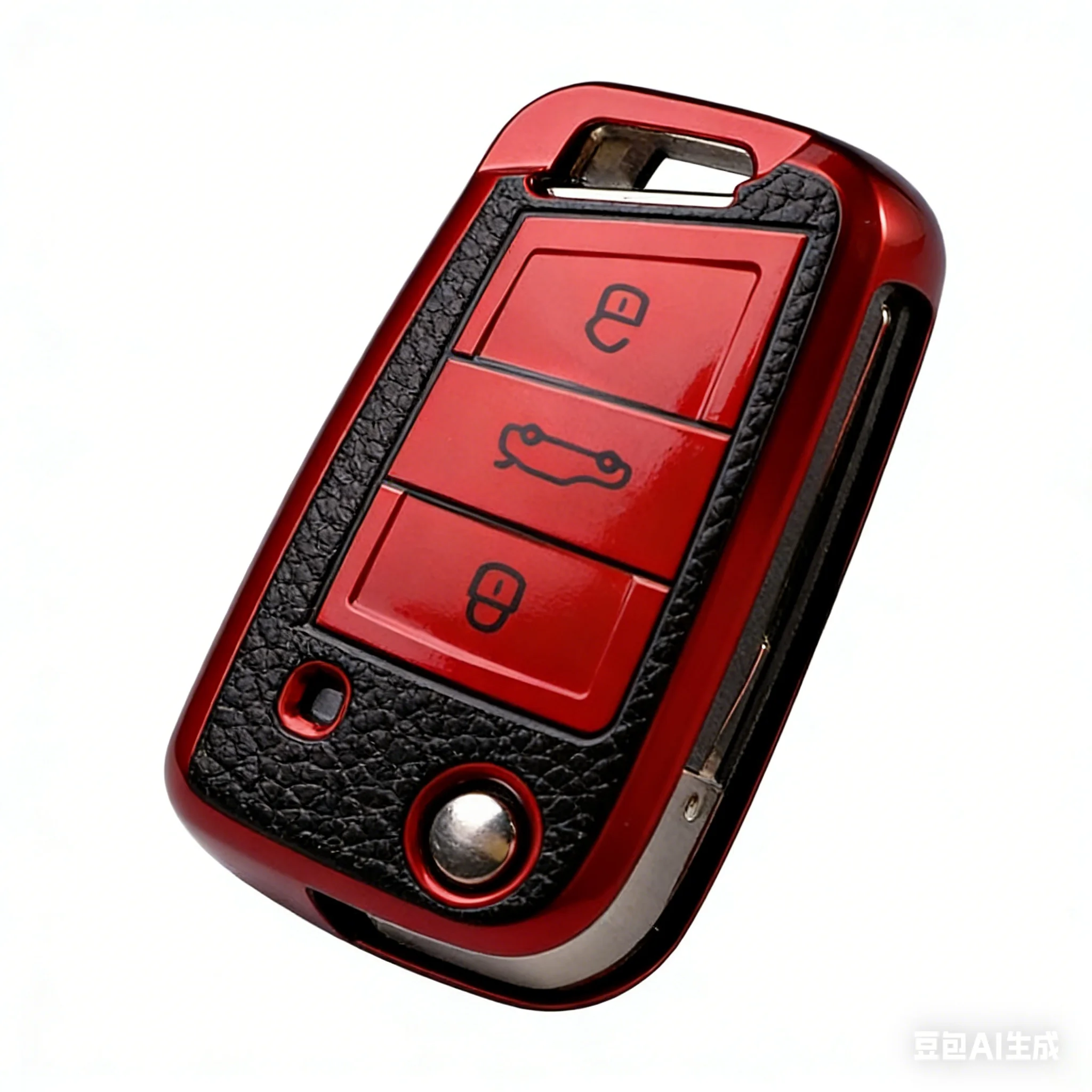 Leder TPU Auto Schlüssel Fall Schutz Tasche Für VW Volkswagen Golf 7 MK7 Tiguan MK2 SEAT Ateca Leon FR2 Ibiza Für Skoda Octavia A7 – Detail 4
