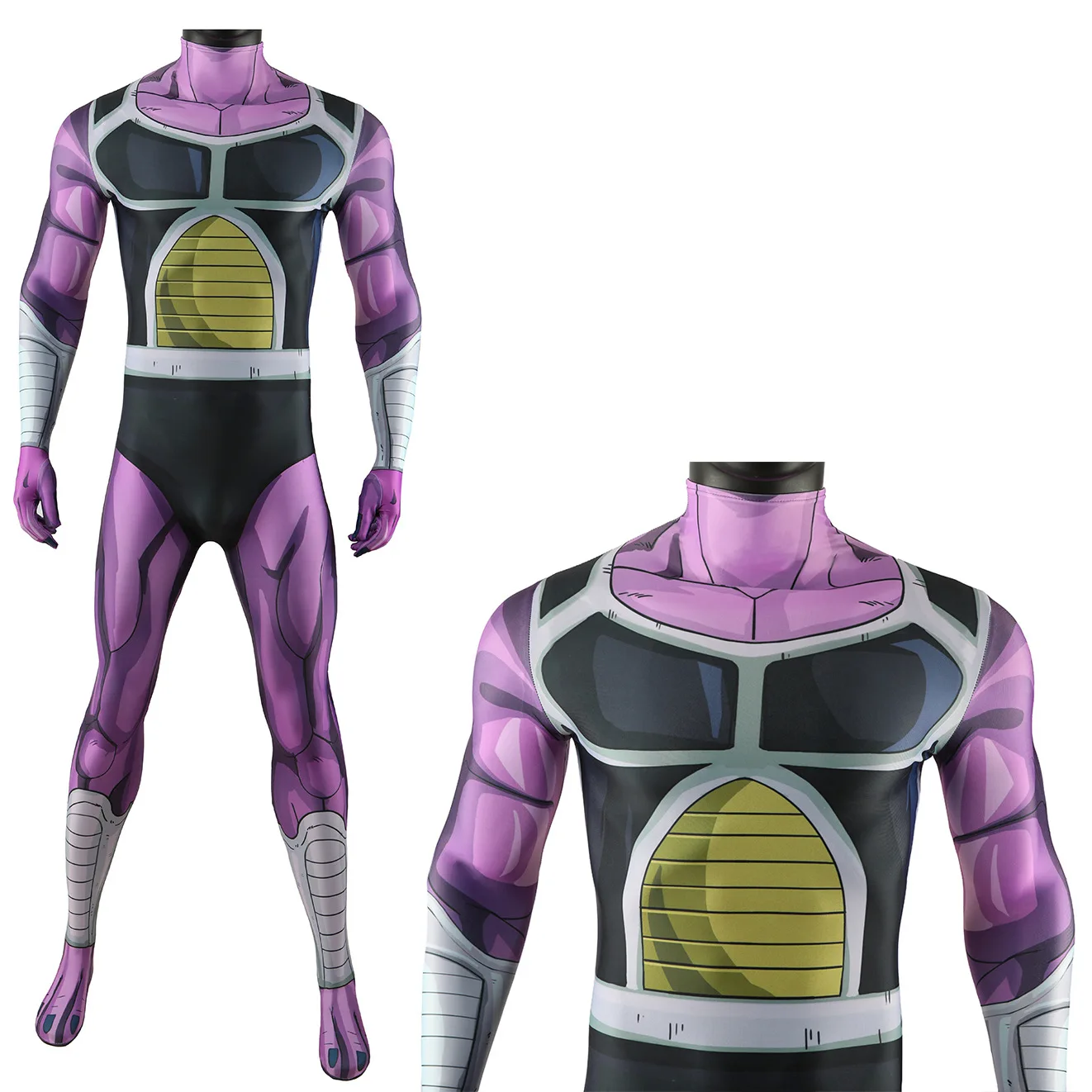 Dragon Ball Z: King Cold | Cosplay Spandex Bodysuit 28 Dragon Ball Z-Inspired King Cold Cosplay Spandex Bodysuit for Adults and Kids