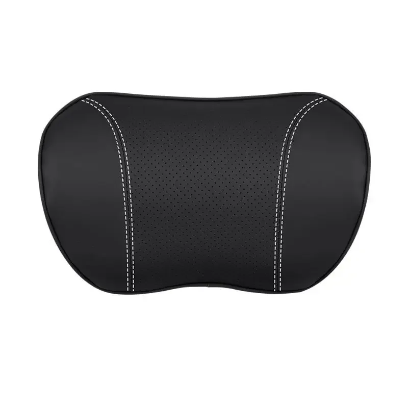 

Car Seat Headrest Leather Memory Cotton Lumbar Bolster Tender Neck Pillow For Tesla Model 3 / Y / X S Interior Accessories