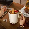 Portable Electric Kettle, 500W Fast Boil Kettle with Detachable Lid, 1 Count Stainless Steel Electric Water Cup for Home Office 1